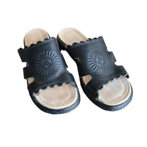 DANSKO Black Eve Sun Slip On Slide Sandal Size 40 US 9.5-10